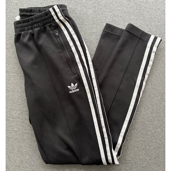 adidas | Women's Classic Striped Adicolor SST Track Pants w/ Zipper Pockets | XS - Picture 1 of 7